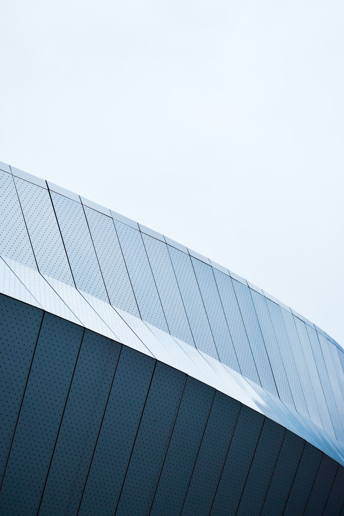 Distinct architecture against a clear sky